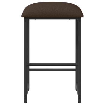 Barhocker Taupe 40 x 32 x 64 cm Holzwerkstoff