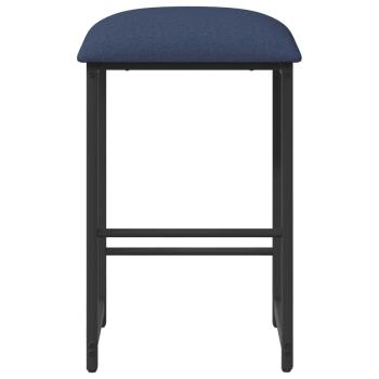 Barhocker Blau 40 x 32 x 74 cm Holzwerkstoff