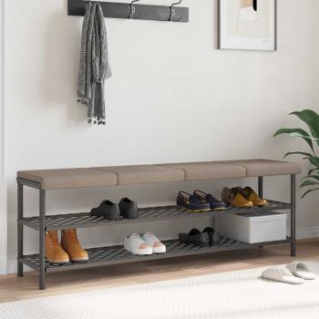 ARDEBO.de - Bankkissen 4 stk. Mikrofaser Taupe Tiefe 35 cm