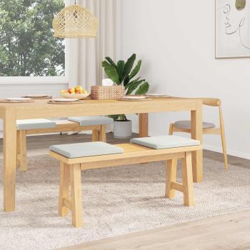 Bankkissen 4 stk. Kunstleder Weiß Tiefe 35 cm