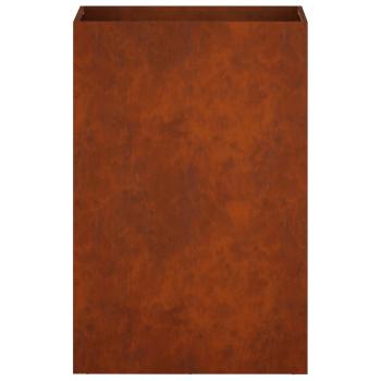 Garten-Pflanzgefäß 2 stk. Rostoptik 40 x 30 x 75 cm