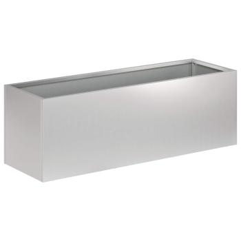 Garten-Pflanzgefäß 2 stk. Silber 60 x 20 x 20 cm
