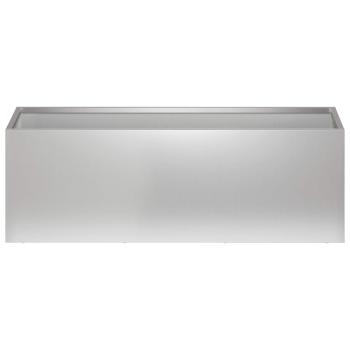 Garten-Pflanzgefäß 2 stk. Silber 60 x 20 x 20 cm