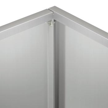 Garten-Pflanzgefäß Silber 40 x 30 x 30 cm Verzinkter Stahl