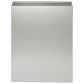 Garten-Pflanzgefäß 2 stk. Silber 40 x 20 x 40 cm Edelstahl