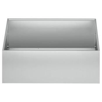 Garten-Pflanzgefäß Silber 60 x 60 x 20 cm Verzinkter Stahl