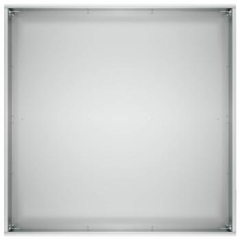 Garten-Pflanzgefäß Silber 60 x 60 x 20 cm Verzinkter Stahl