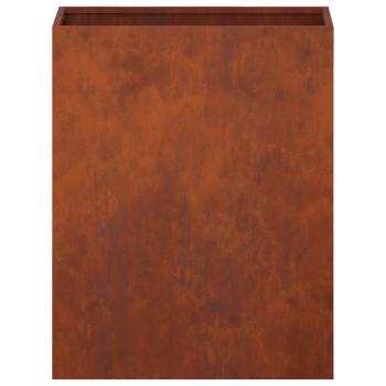 Garten-Pflanzgefäß 2 stk. Rostoptik 40 x 20 x 50 cm