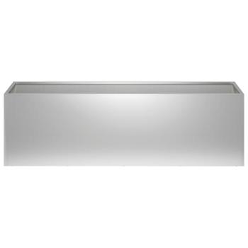 Garten-Pflanzgefäß 2 stk. Silber 100 x 30 x 30 cm