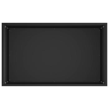 Garten-Pflanzgefäß 2 stk. Schwarz 40 x 30 x 75 cm