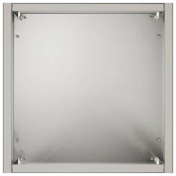 Garten-Pflanzgefäß Silber 20 x 20 x 40 cm Edelstahl