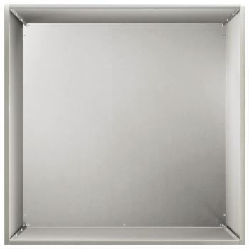 Garten-Pflanzgefäß 2 stk. Silber 40 x 40 x 75 cm Edelstahl