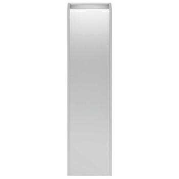 Garten-Pflanzgefäß Silber 20 x 20 x 75 cm Verzinkter Stahl