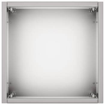 Garten-Pflanzgefäß Silber 20 x 20 x 75 cm Verzinkter Stahl