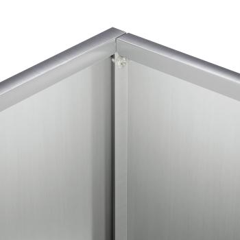Garten-Pflanzgefäß Silber 50 x 30 x 75 cm Verzinkter Stahl