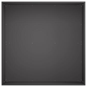 Garten-Pflanzgefäß 2 stk. Schwarz 40 x 40 x 30 cm