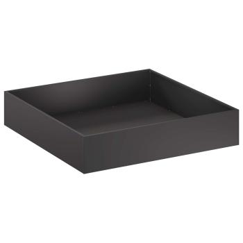Garten-Pflanzgefäß 2 stk. Schwarz 80 x 80 x 20 cm