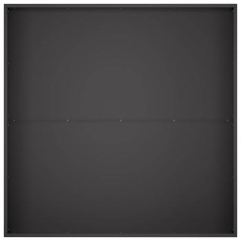 Garten-Pflanzgefäß 2 stk. Schwarz 80 x 80 x 20 cm
