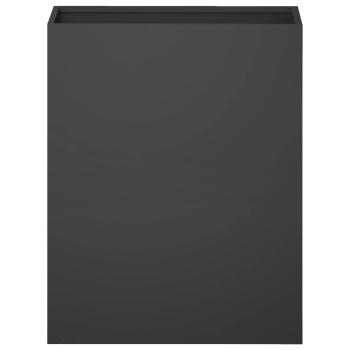 Garten-Pflanzgefäß Schwarz 40 x 20 x 40 cm Kaltgewalzter Stahl