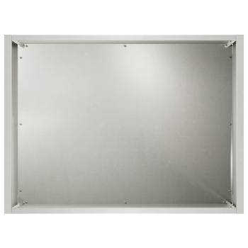 Garten-Pflanzgefäß 2 stk. Silber 40 x 30 x 30 cm Edelstahl