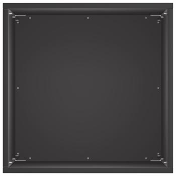 Garten-Pflanzgefäß Schwarz 40 x 40 x 50 cm Kaltgewalzter Stahl