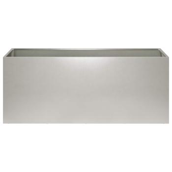 Garten-Pflanzgefäß Silber 80 x 40 x 40 cm Edelstahl