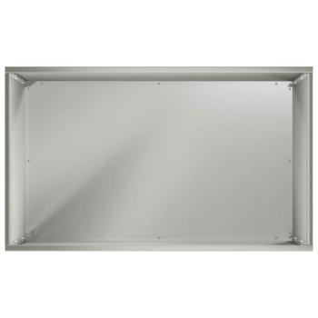 Garten-Pflanzgefäß 2 stk. Silber 40 x 30 x 75 cm Edelstahl