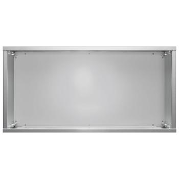 Garten-Pflanzgefäß Silber 40 x 20 x 40 cm Verzinkter Stahl