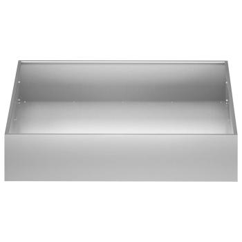 Garten-Pflanzgefäß 2 stk. Silber 80 x 80 x 20 cm