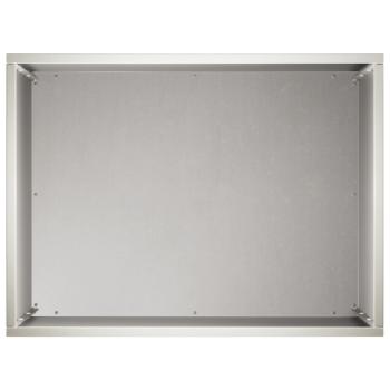 Garten-Pflanzgefäß Silber 40 x 30 x 40 cm Edelstahl