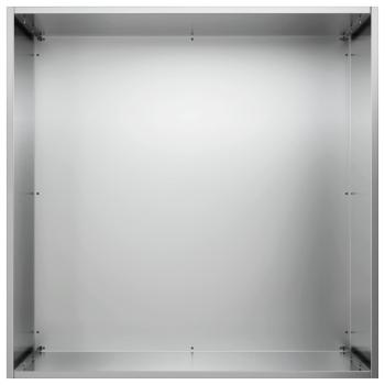 Garten-Pflanzgefäß 2 stk. Silber 50 x 50 x 75 cm