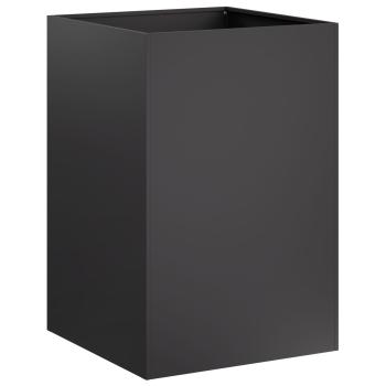 Garten-Pflanzgefäß 2 stk. Schwarz 50 x 50 x 75 cm