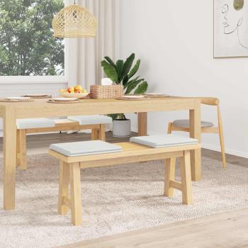 Bankkissen 4 stk. Plüschcord Creme Tiefe 35 cm