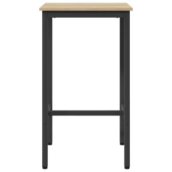 Bartisch 52 x 52 x 90 cm Holzwerkstoff Sonoma-Eiche