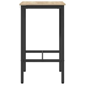 Bartisch 52 x 52 x 90 cm Holzwerkstoff Sonoma-Eiche