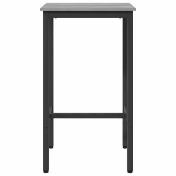 Bartisch 52 x 52 x 110 cm Holzwerkstoff Sonoma-Grau