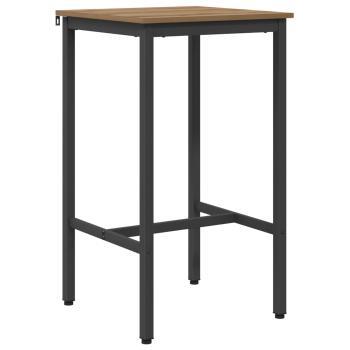 Bartisch 52 x 52 x 110 cm Holzwerkstoff Artisan-Eiche