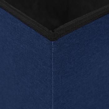 Klappbare Aufbewahrungsbank Blau 180 kg 80 L 77 x 38 x 38 cm