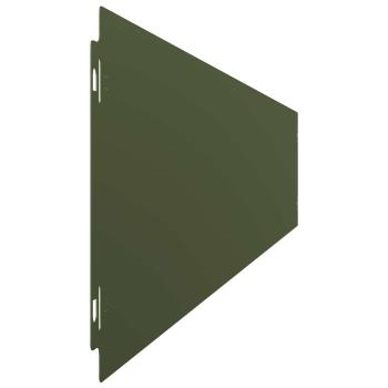 Rasenkante 30 stk. 15 x 103 cm Stahl Olivgrün