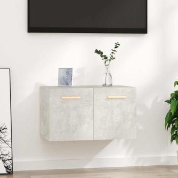 ARDEBO.de - Wandschrank Betongrau 60x36,5x35 cm Holzwerkstoff