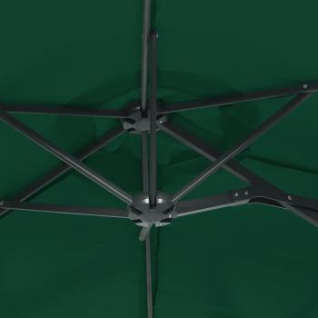 Doppel-Sonnenschirm Grün 316x145 cm