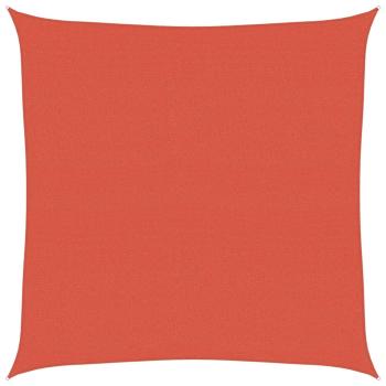 Sonnensegel 160 g/m² Terrakottarot 6x6 m HDPE