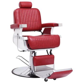 ARDEBO.de - Friseurstuhl Rot 68x69x116 cm Kunstleder