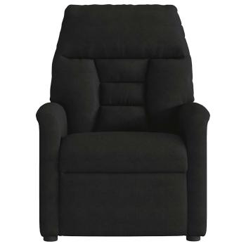 Relaxsessel Elektrisch Schwarz Mikrofasergewebe