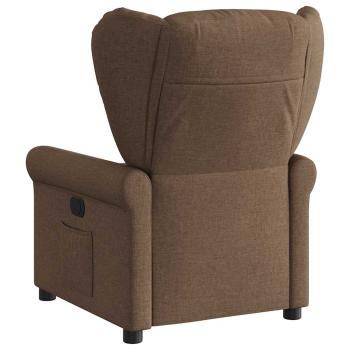Relaxsessel Elektrisch Braun Stoff