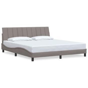 Bettgestell ohne Matratze "Hanko" Taupe 180x200 cm Stoff