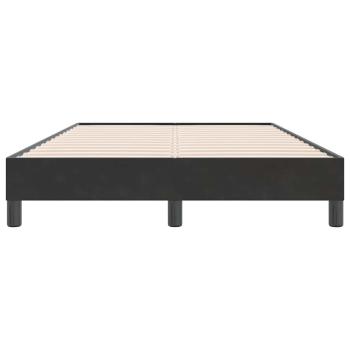 Bettgestell ohne Matratze Schwarz 120x220 cm Samt
