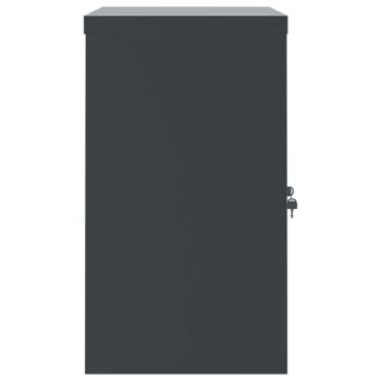 Aktenschrank Anthrazit 90x40x70 cm Stahl