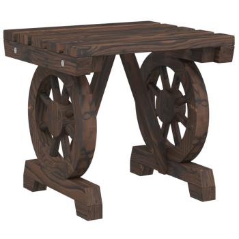 Garten-Fu?hocker 2 Stk. Massivholz Tanne