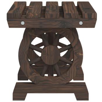 Garten-Fu?hocker 2 Stk. Massivholz Tanne